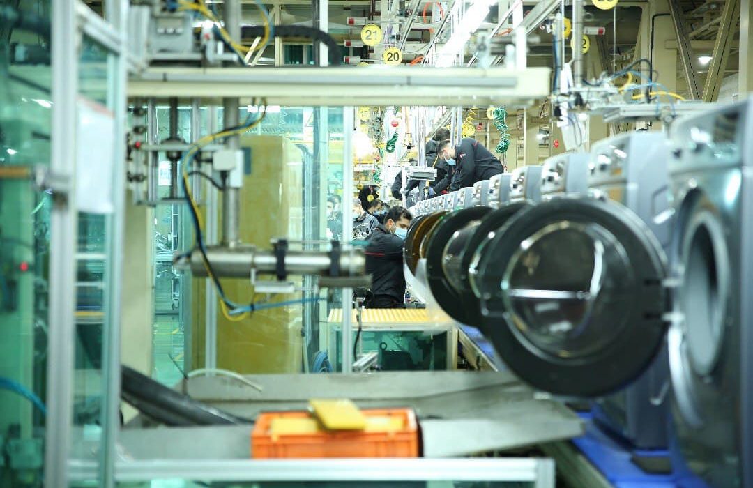 را‌ه‌اندازی خط تولید داکت اسپیلت جی پلاس در قزوین / رونمایی از میز ساخت داخل ماشین لباسشویی جی پلاس